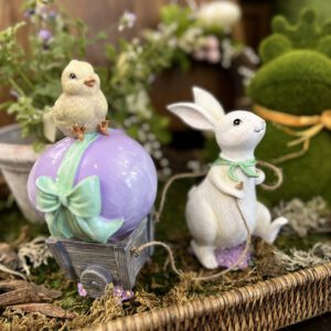 Кролик с цыплёнком 28,5 см