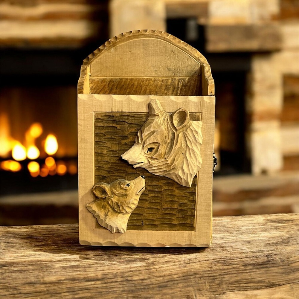 Ключница Медведи 18х30 см 1