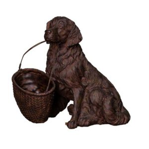 Собака с корзинкой 32 см 2