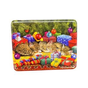 Банка с крышкой Котята с подарками 2