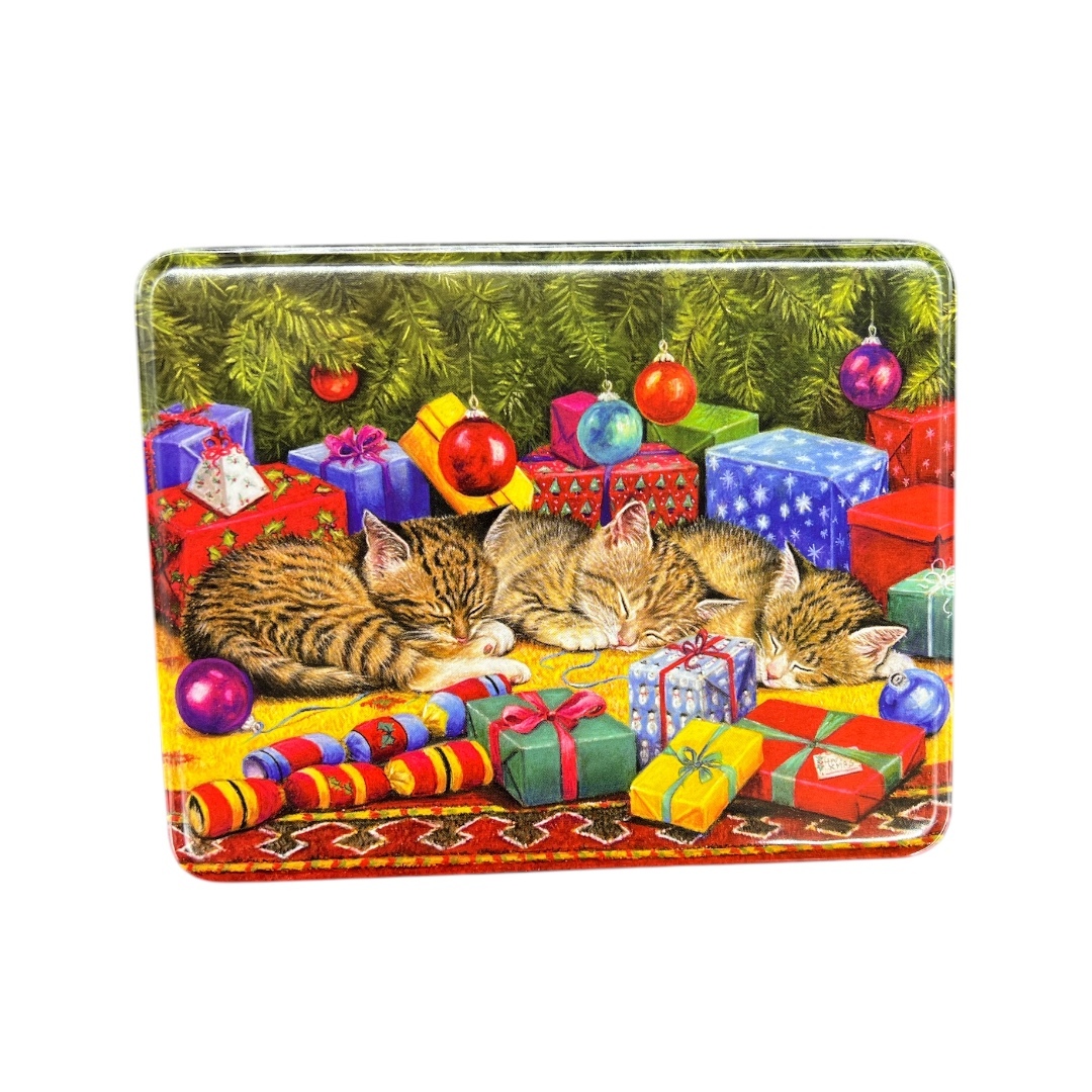 Банка с крышкой Котята с подарками 2