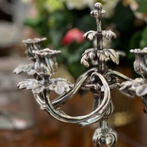 Канделябр Trianon 38 см, посеребрение,  Christofle 4