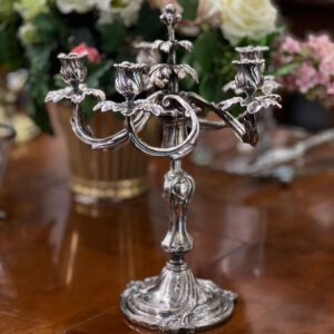Канделябр Trianon 38 см, посеребрение,  Christofle