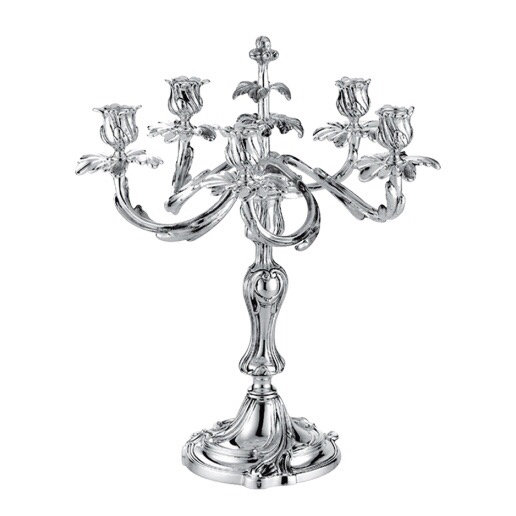 Канделябр Trianon 38 см, посеребрение,  Christofle 2