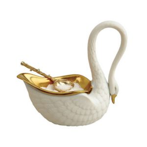 Лебедь белый соусница/солонка/икорница, 9 см L'objet 2
