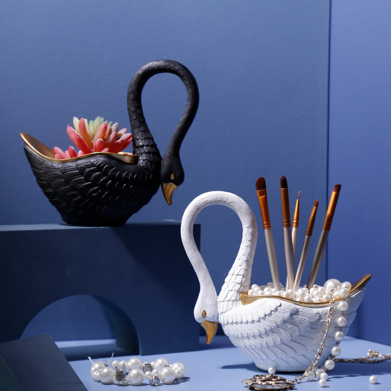 Лебедь белый соусница/солонка/икорница, 9 см L'objet 1