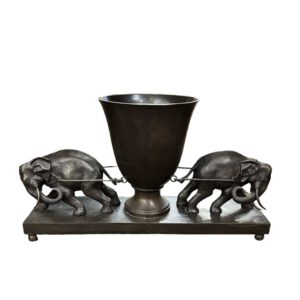 Ваза Два слона бронзовая 75 см BRA.190 2