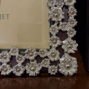 Рамка для фото 10х15 см Цветы платина S L'objet 2