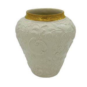 Ваза Таормина бело-золотая малая Villari 2
