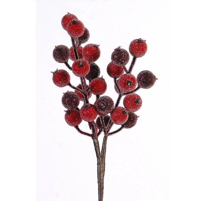 Ягоды на ветке 28 cm 2