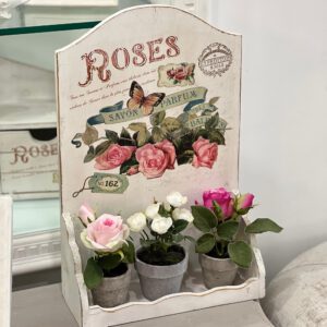Полка с розами 27х36 см