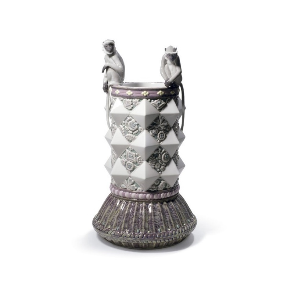Ваза с обезьянами Lladro 41 см 2