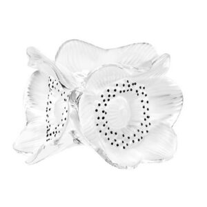 Подсвечник Анемоны прозрачный Lalique 2
