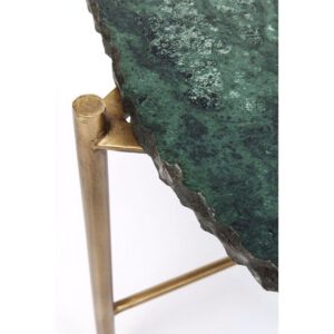Столик зеленый из мрамора Piedra 76х43 см Арт. 83512] 3