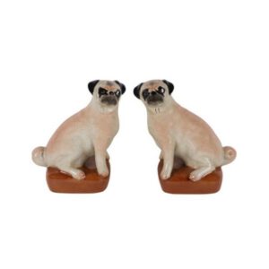 Мопсы фарфоровые пара, 14 см 2