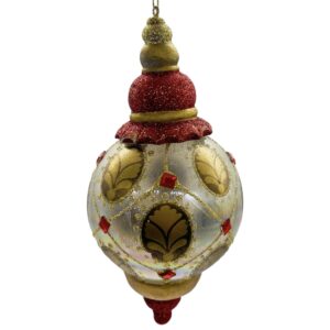Капля красно-золотая [ D2559 ] 1