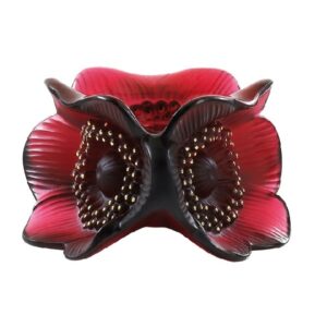 Подсвечник Анемоны красный Lalique
